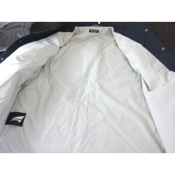 OOBE Brand Men's Eades Snap Front Overshirt Nylon Jacket True Navy Blue NWT - Picture 6 of 7